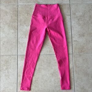 XXS Beyond Yoga Vibrant Pink High-Waisted Leggings